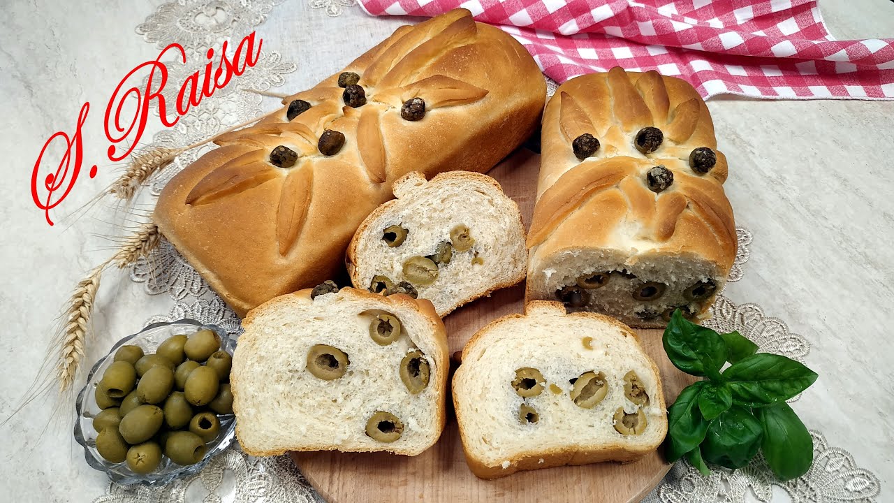 Pane alle Olive Verdi / Pâine cu măsline verzi