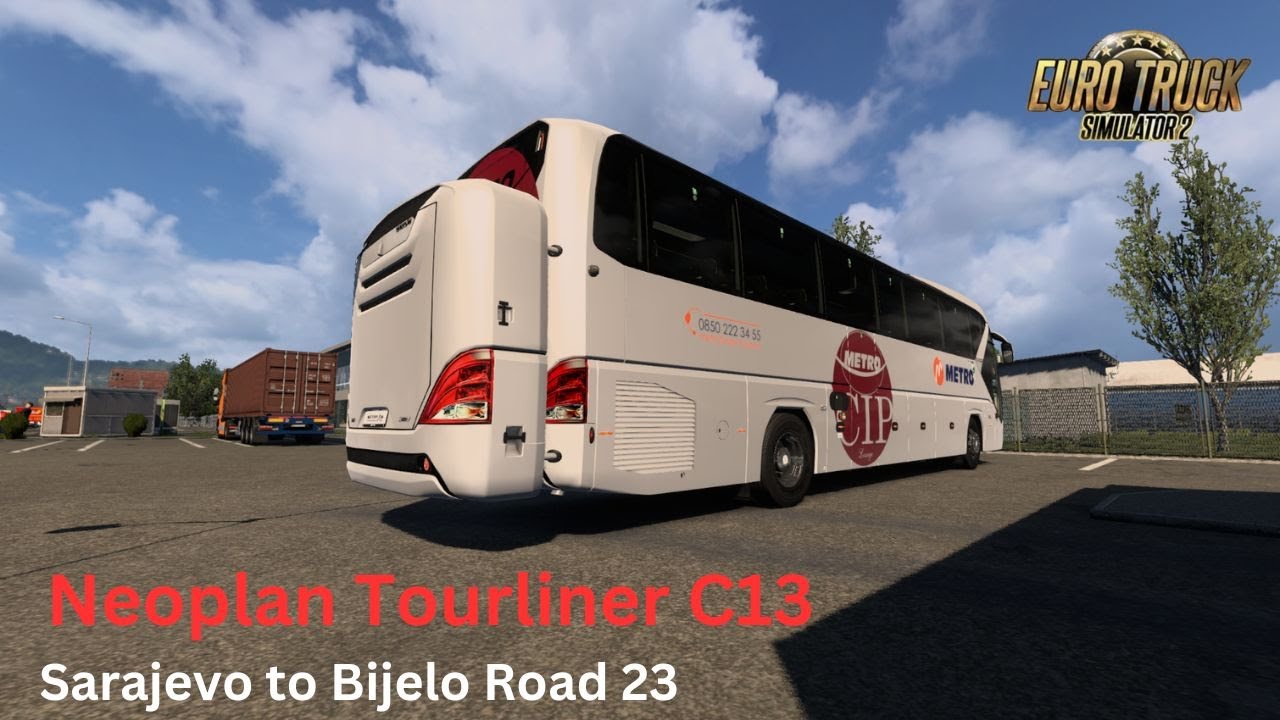 #Bus14# Sarajevo to Bijelo bus Neoplan METRO Mercedez Tourliner {ETS 2}