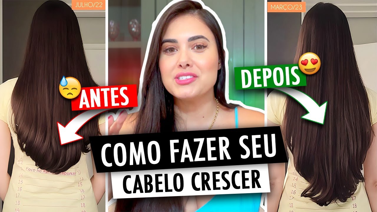 COMO FAZER O CABELO CRESCER MAIS RÁPIDO EM 2024