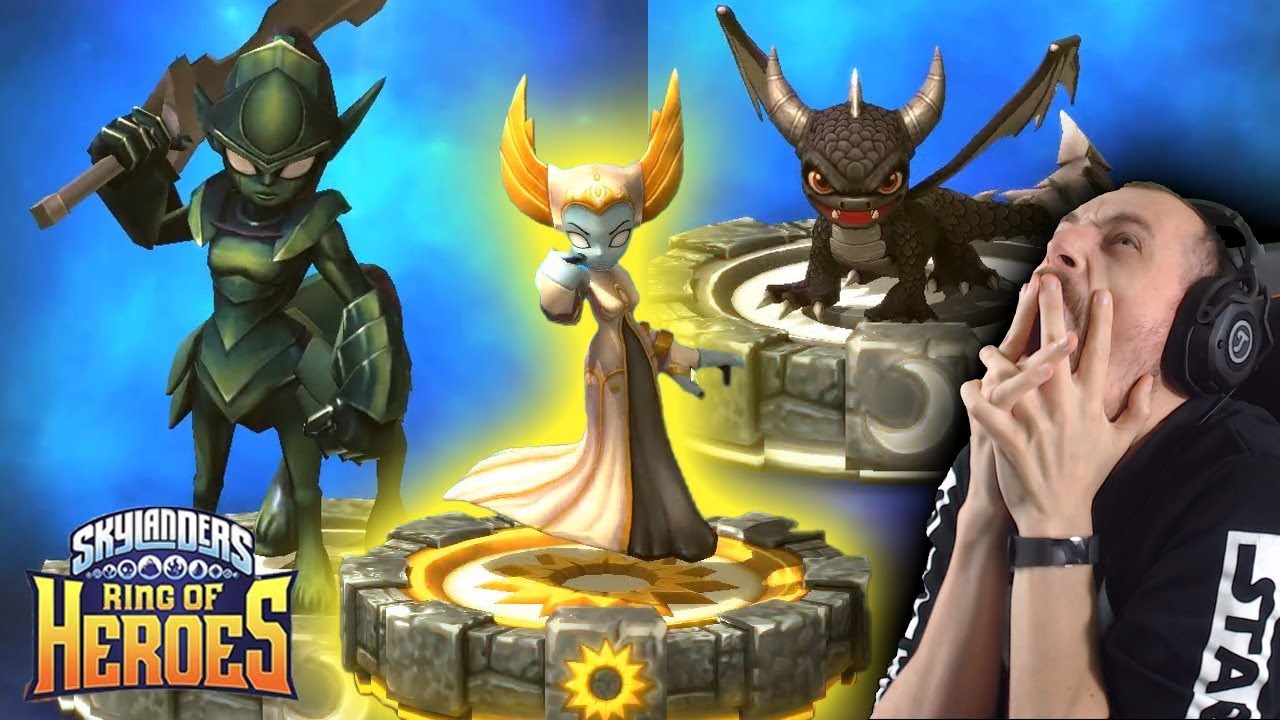LIGHT HEX, KNIGHT MARE & DARK SPYRO - Skylanders Ring of Heroes Gameplay Deutsch | EgoWhity
