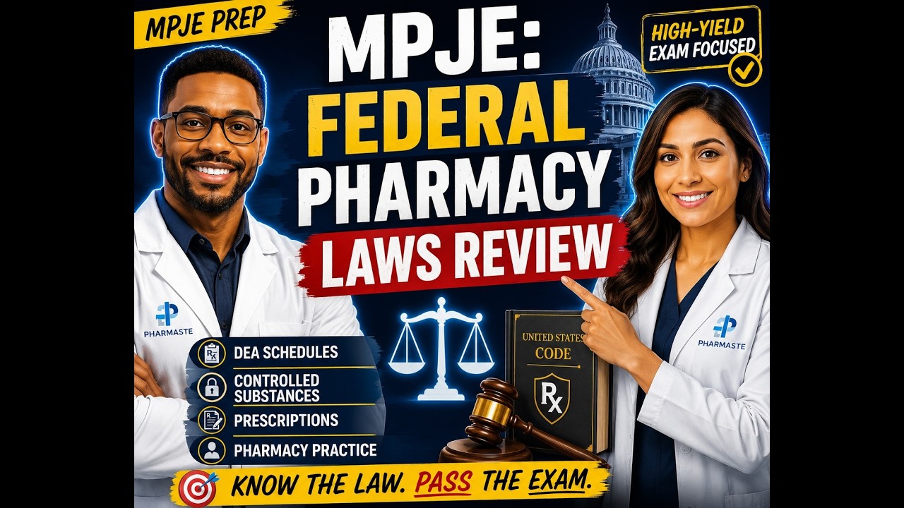 Federal Pharmacy Law Review -MPJE Review