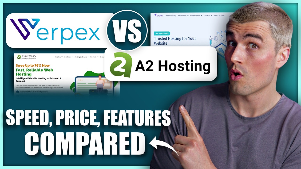 Verpex vs A2 Hosting Review & Comparison | Which Is the Best WordPress Hosting Platform?