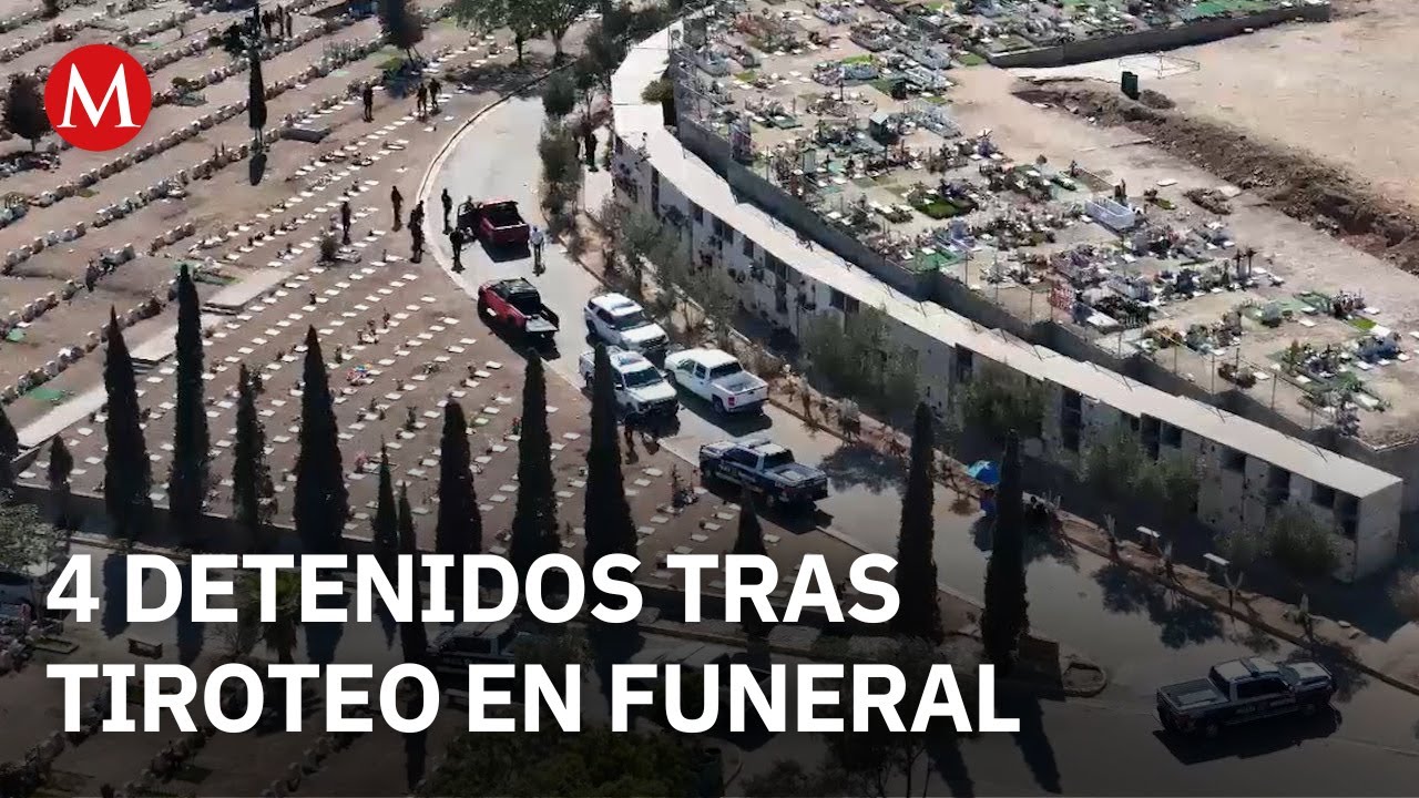 Funeral de presunto criminal termina con tiroteo y cuatro detenidos en Tijuana