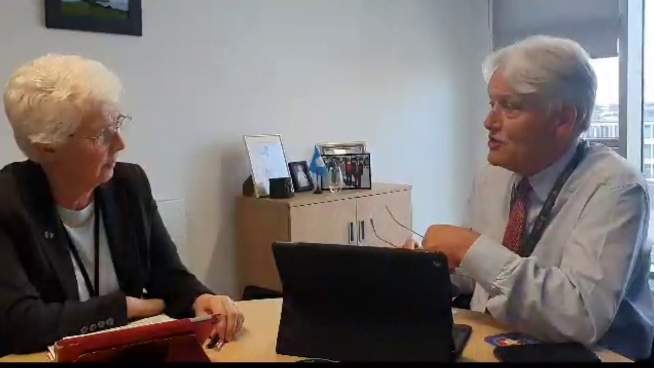 Doncaster Mayor Ros Jones and Chief Executive Damian Allen discuss Climate Change