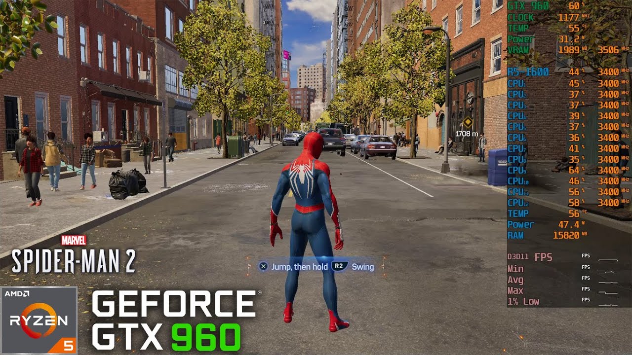 Marvel's Spider-Man 2 Unofficial Port (v1.4.7) | GTX 960 2GB | Ryzen 5 1600