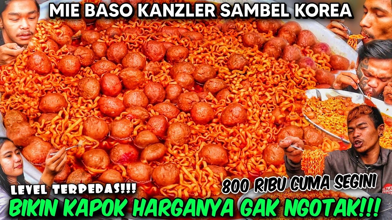 KAPOK! MUKBANG MIE BASO KANZLER TERPEDAS DI KOREA LEVEL TERAKHIR!!