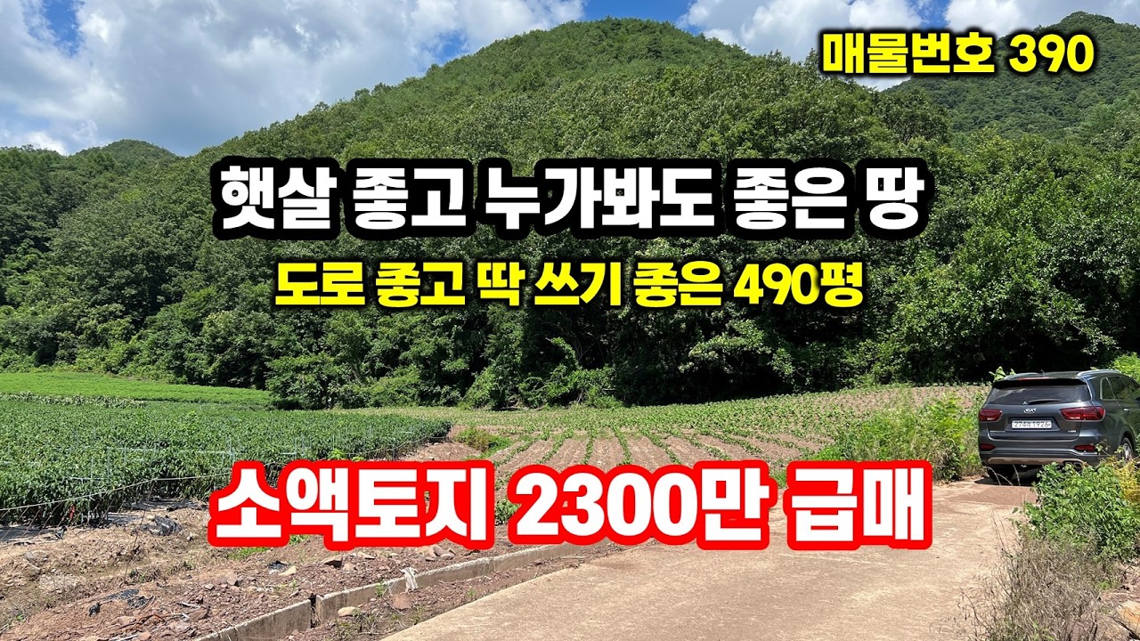 경북땅  가성비 좋은 시골 땅 급매,  farming 농막 체류형쉼터 급매물 추천~