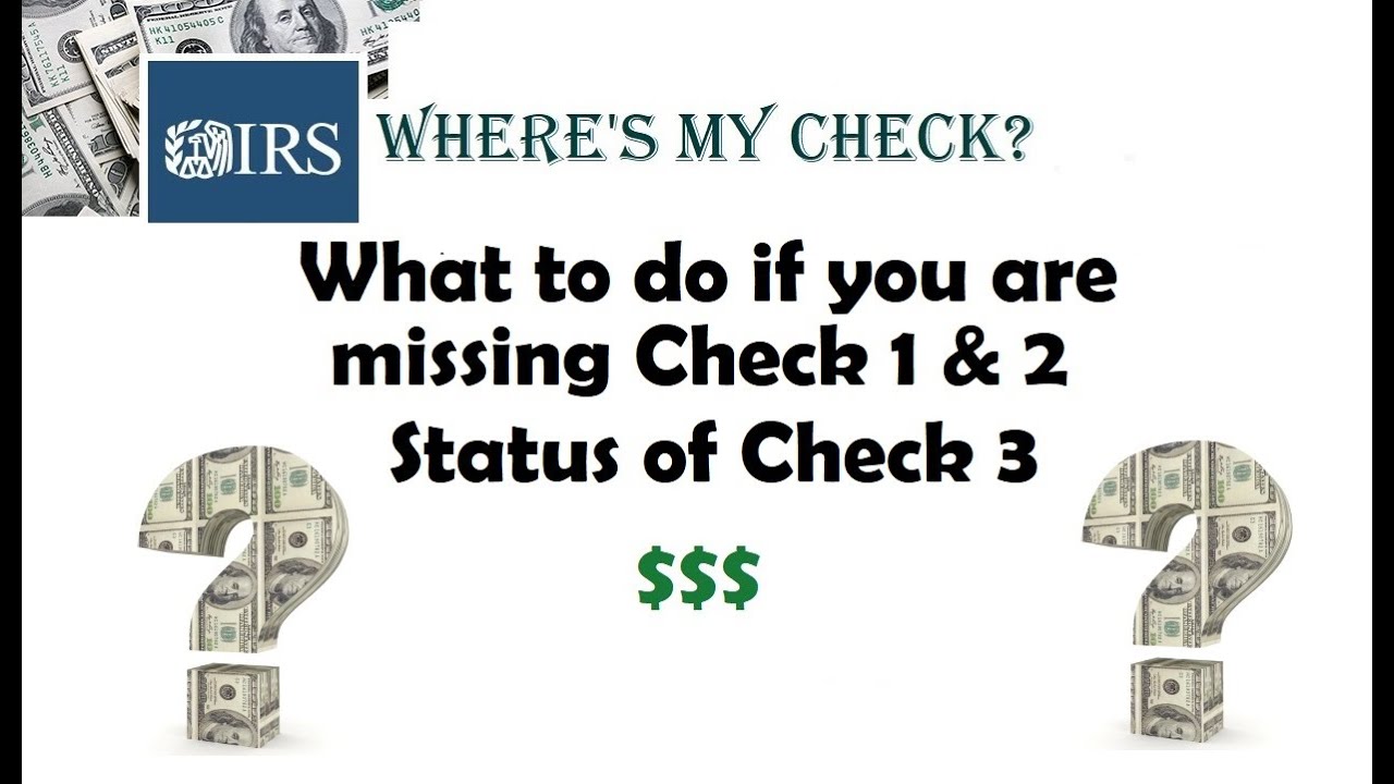 3rd Stimulus Check and Where's my Stimulus Check( 1st & 2nd Check)