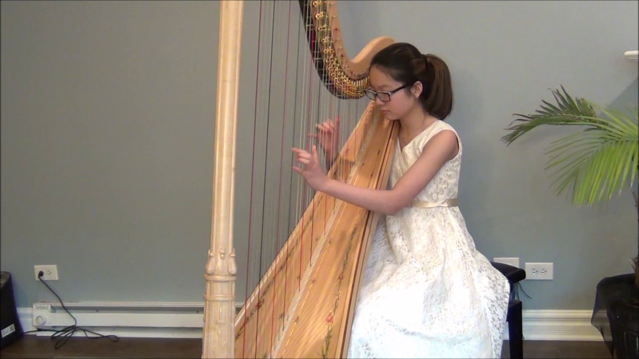 Dussek Sonatina No. 2 (harp) -played by Lucy Cao