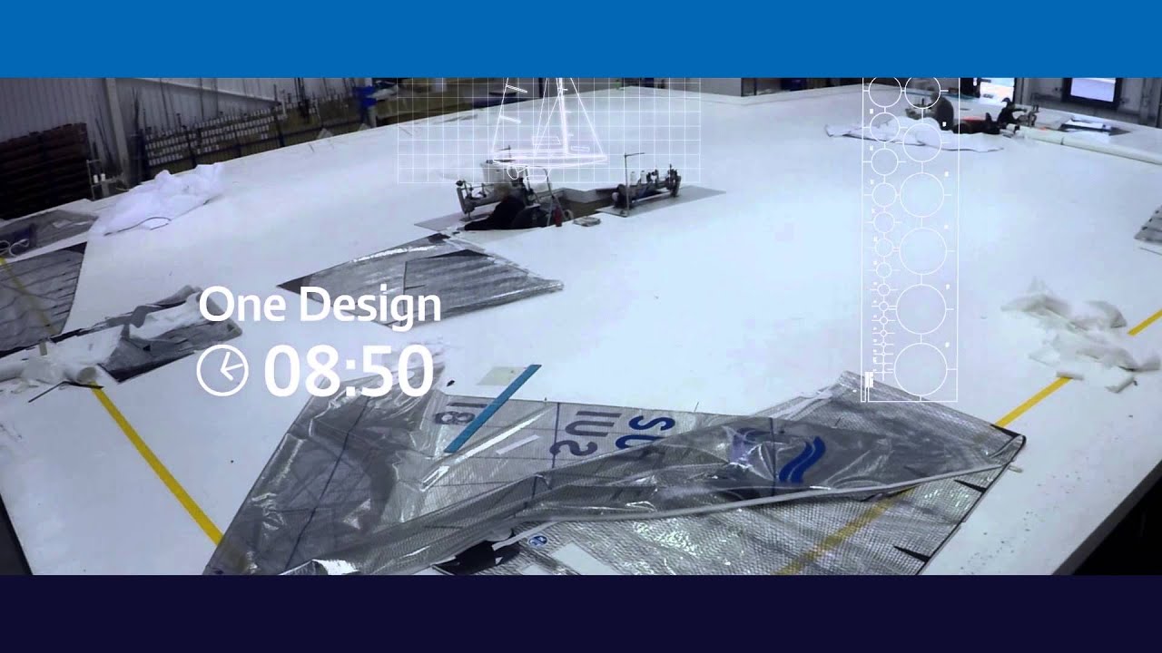 Timelapse Footage of the New North Sails Loft in Gosport