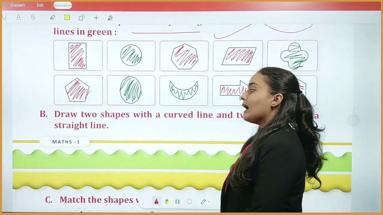 Class 1 Maths | Chapter 12 – Shapes | Part 1 | Easy Explanation