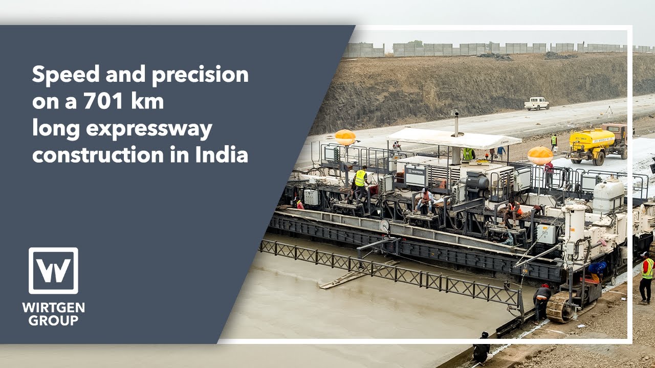 Wirtgen Group Fleet Paves Fastest Expressway in India