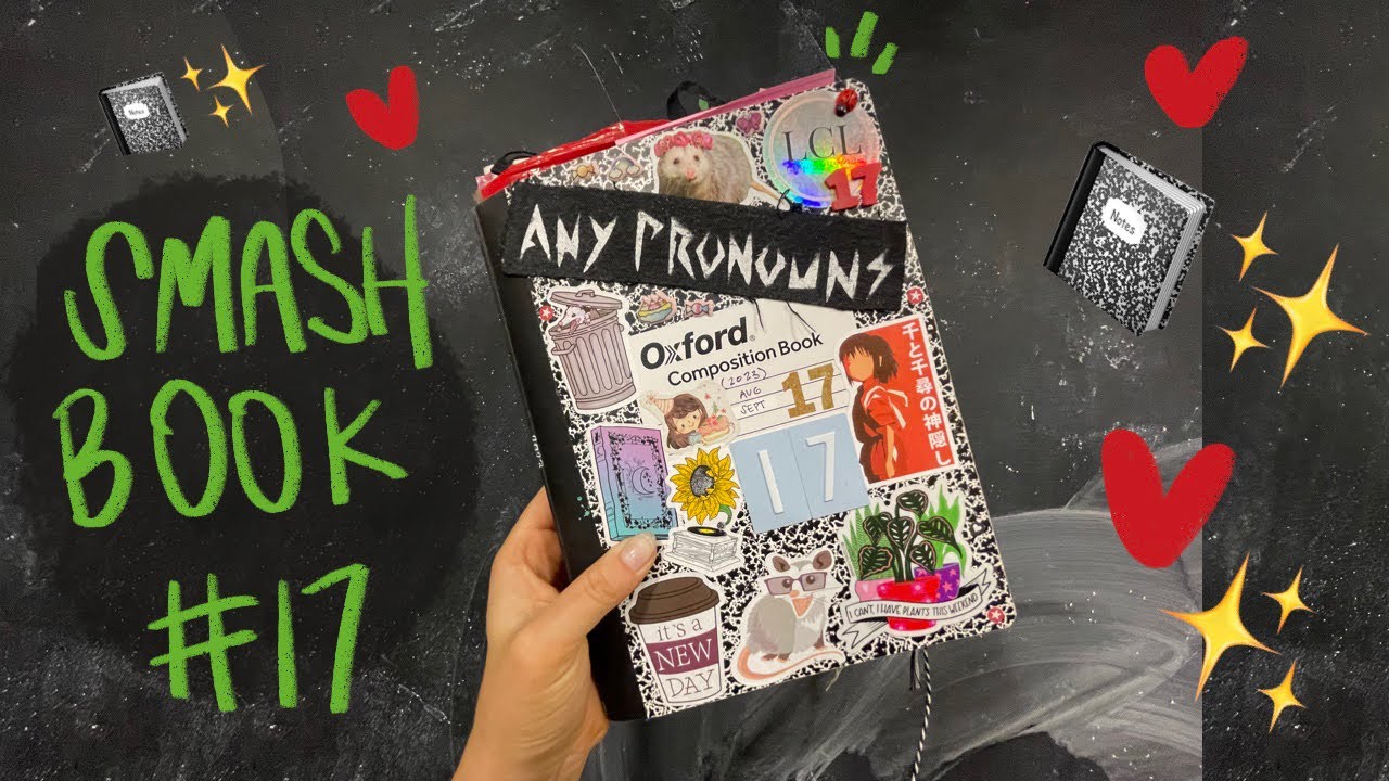 SMASHBOOK 17 📓 блокнот для сочинения, журнал для мусора ✨ LITTLECREATIVELIFE
