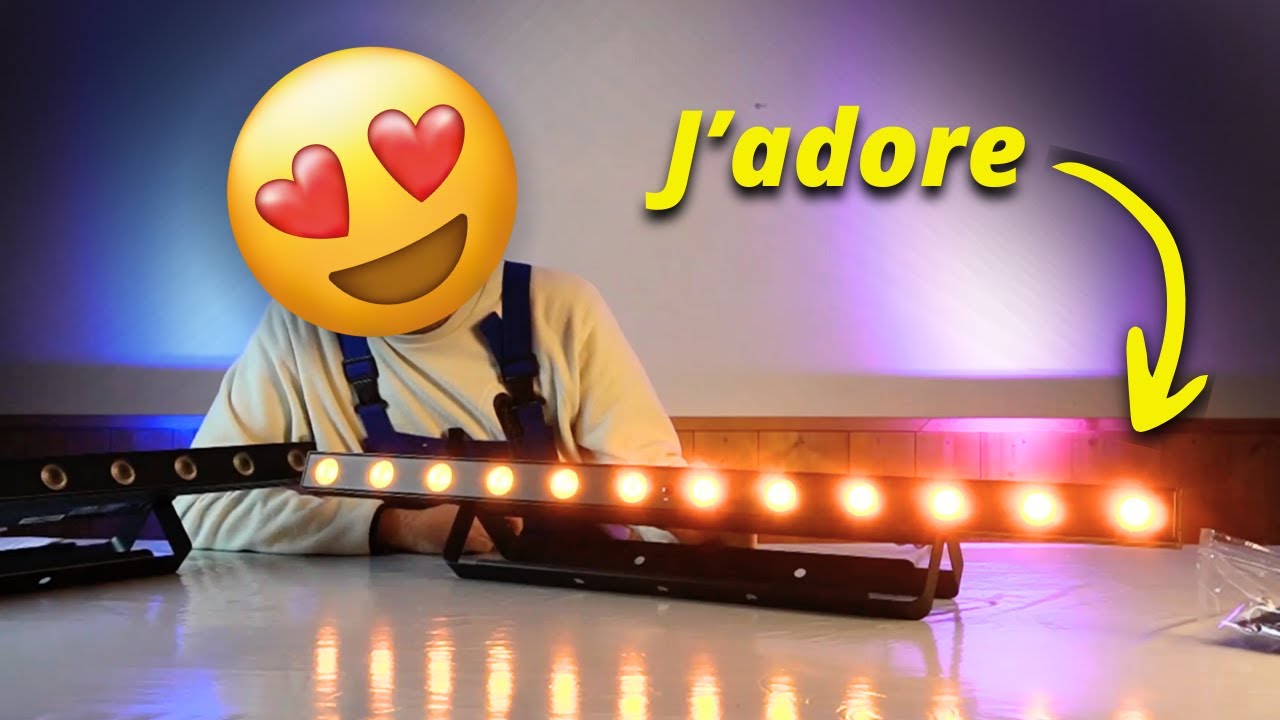 UNBOXING & Présentation du COLORBand Q3BT ILS de Chauvet DJ (Barre LED RGBA)