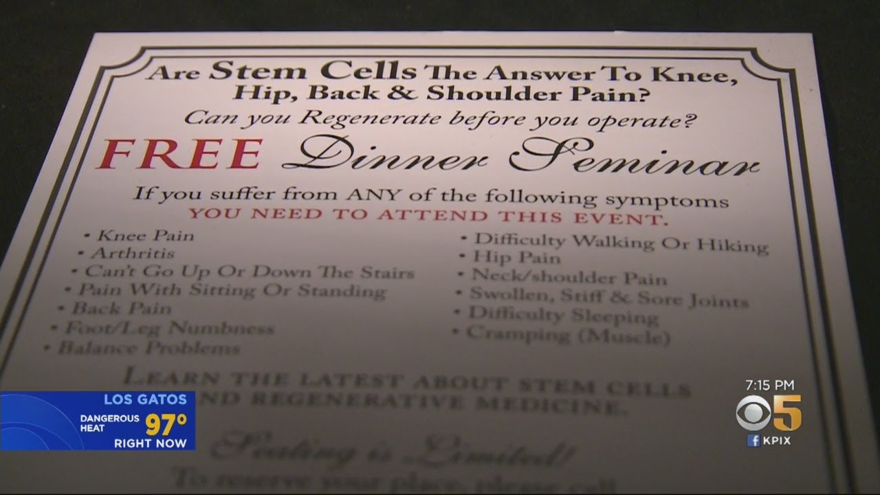 FDA Warns Against Unapproved Stem Cell Therapies