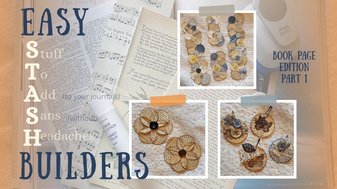 Easy STASH Builders | Book Page Edition - Part 1