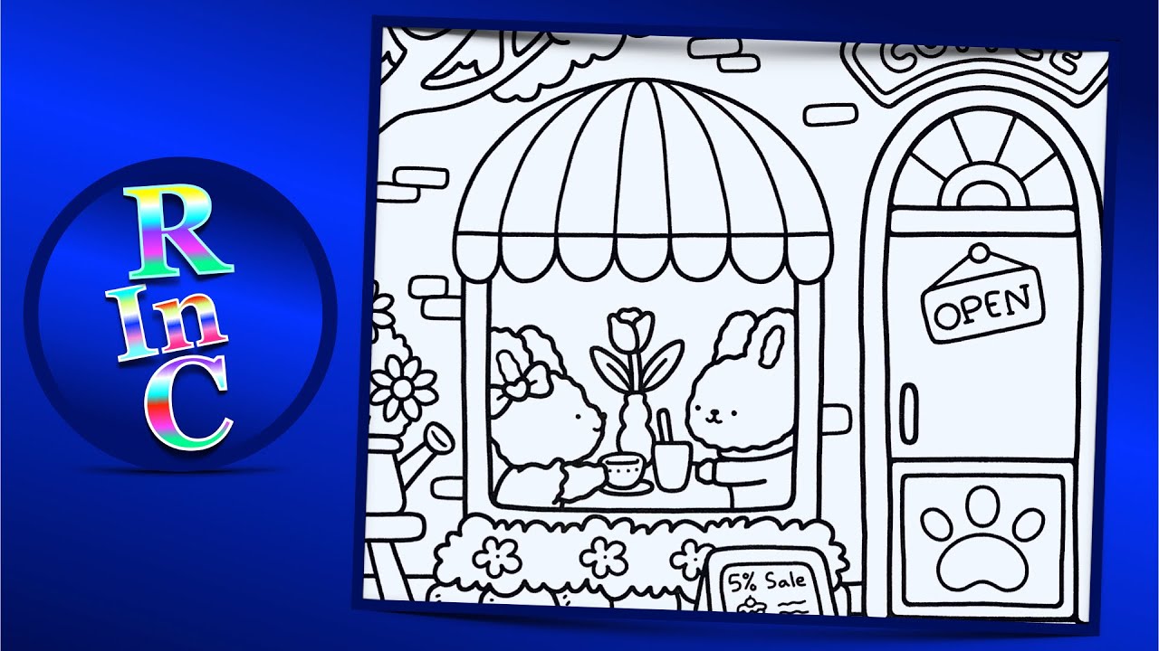 Coloring Video | Little Corner Coloring Book By Coco Wyo |  Reelax In Color