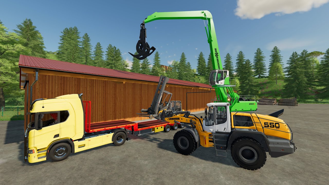 FS22 - Map Angeliter Land  036 🇩🇪🌻🌲 - Forestry, Farming and Construction - 4K
