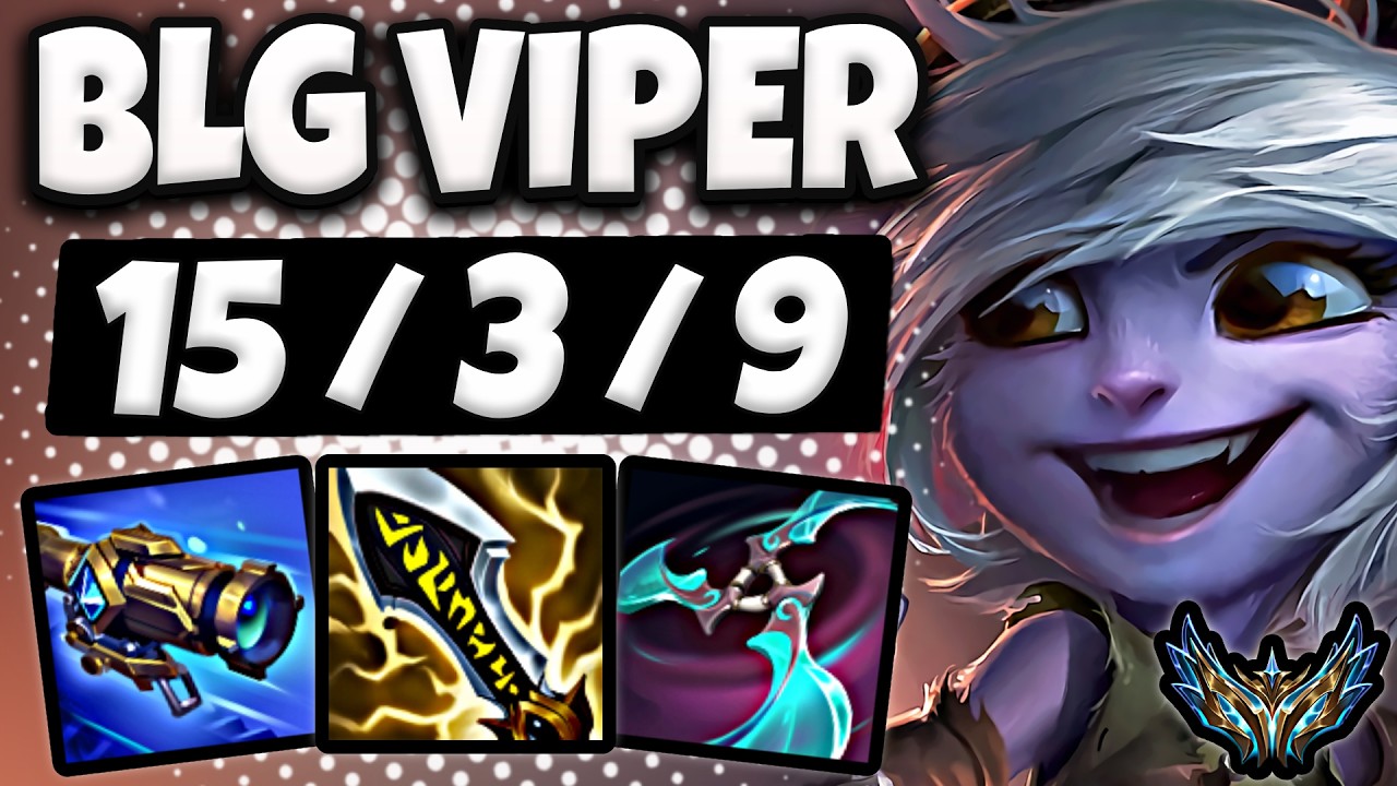 BLG Viper Tristana vs Jinx [ ADC ] Patch 26.4 Ranked Korea ✅