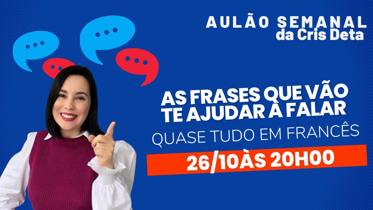 Aulão Semanal #46 - As frases que vão te ajudar a falar