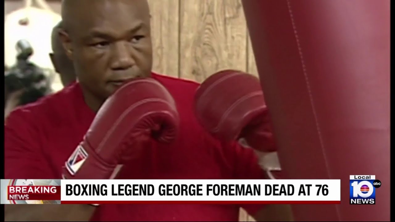 Heavyweight boxing champion George Foreman dead at 76