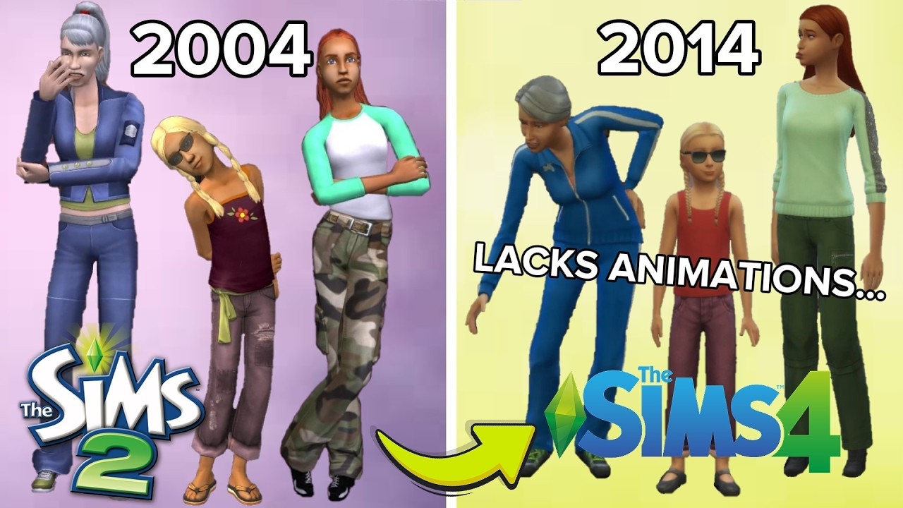 The Sims 2 Has More Animations Than Sims 4