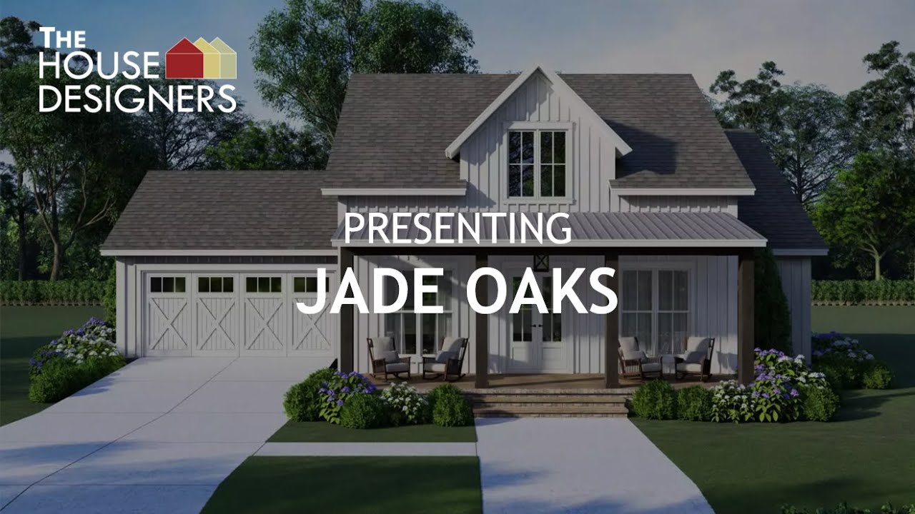 Adorable Country Cottage Plan 3D Tour: Jade Oaks | THD-4367