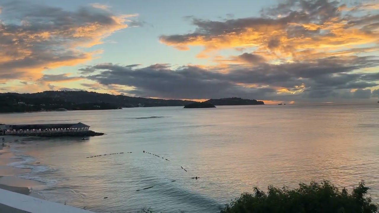 Secrets St. Lucia, Sunset from the Preferred Club Pool Bar 12/2/2025