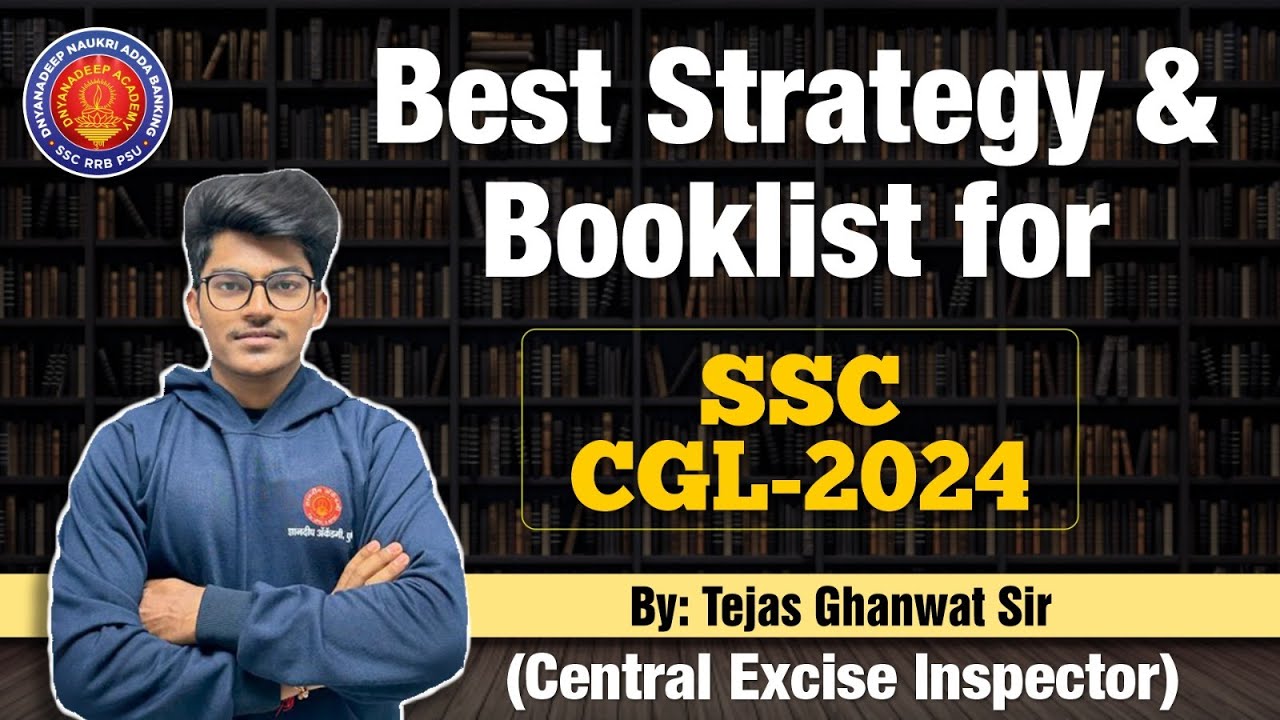 Best Strategy And Booklist For SSC CGL - 2024 Strategy  #ssccgl #bankingexam #govjob #success #jobva