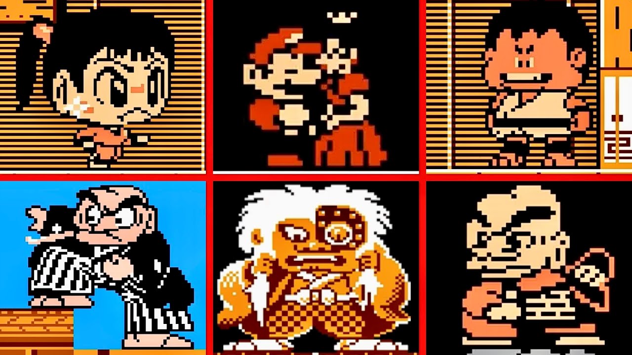 Super Mario Bros. 16 NES - All Boss Fights + Full Movie - 4K