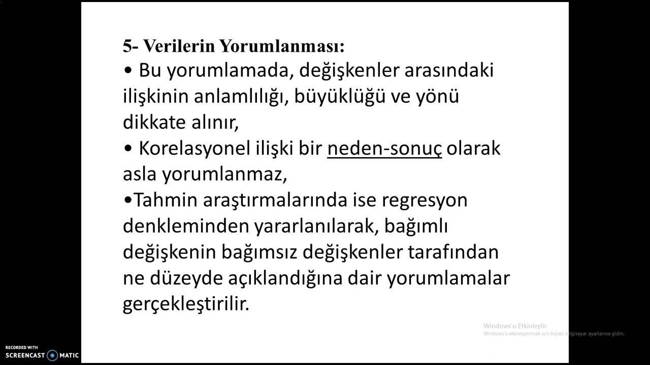 ilişkisel tarama araştırmaları