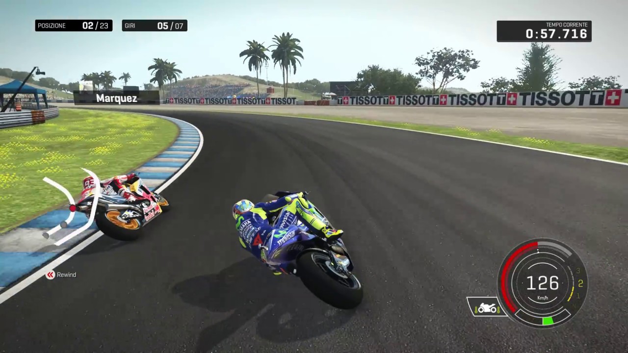 Valentino Rossi vs Marc Marquez at Jerez - #BIGBATTLE series - MotoGP 17 Gameplay