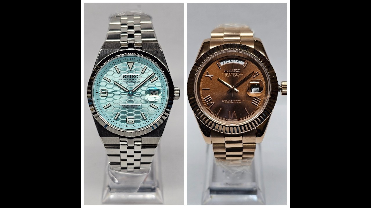 ХОМАЖНЫЕ Часы на Заказ. ВПЕРВЫЕ! SEIKO LAND-DWELLER + DAY-DATE (Хомажи на ROLEX).