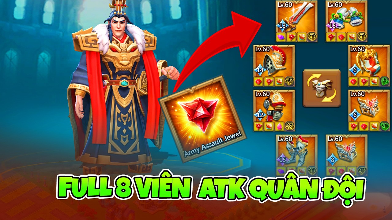 Cuối C&ugrave;ng Cũng FULL 8 Vi&ecirc;n Đ&aacute; Qu&yacute; ATK Qu&acirc;n Đội Si&ecirc;u Đắt