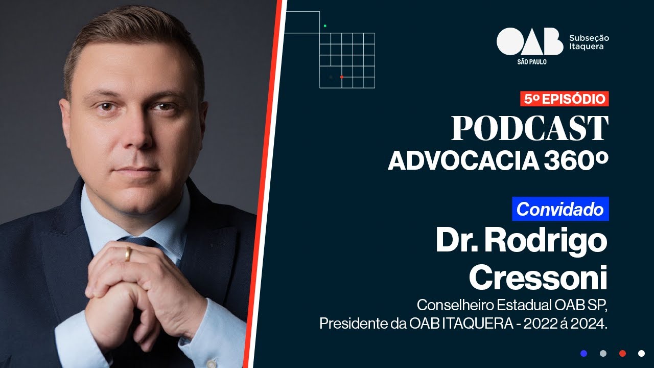 PODCAST ADVOCACIA 360º - DR. RODRIGO CRESSONI