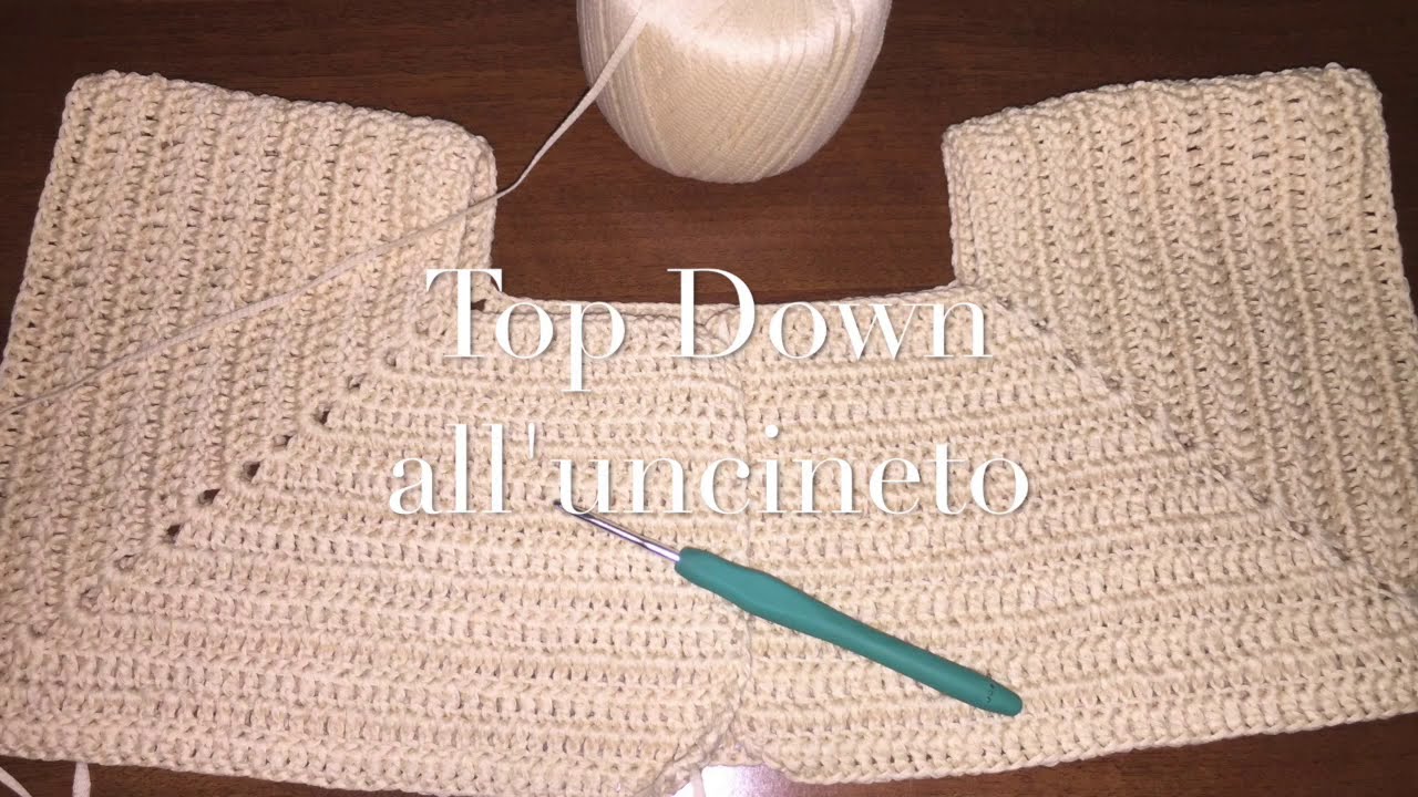 Top Down donna all'uncinetto|Taglia 42-44| PimpiCrochet|