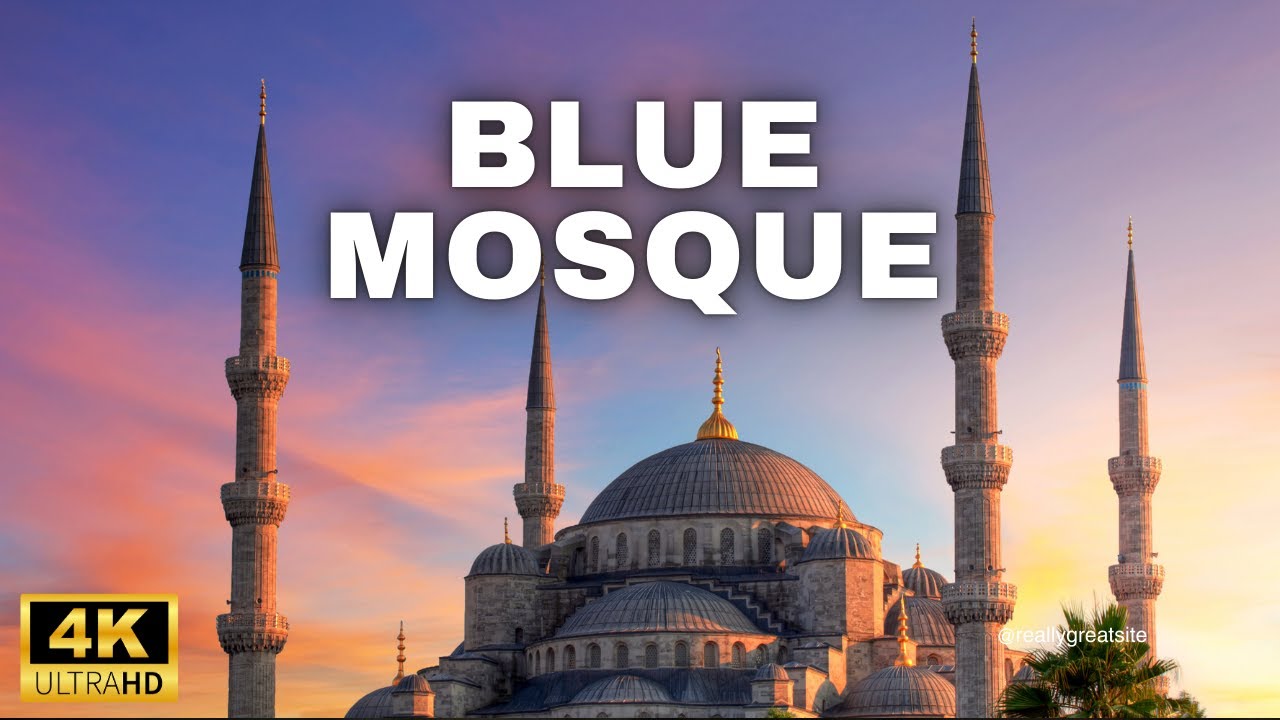 Istanbul Blue Mosque - Amazing Sultanahmet Walking Tour 4K