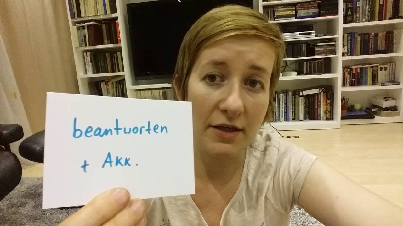 Antworten vs. beantworten | Deutsch A2 B1 B2