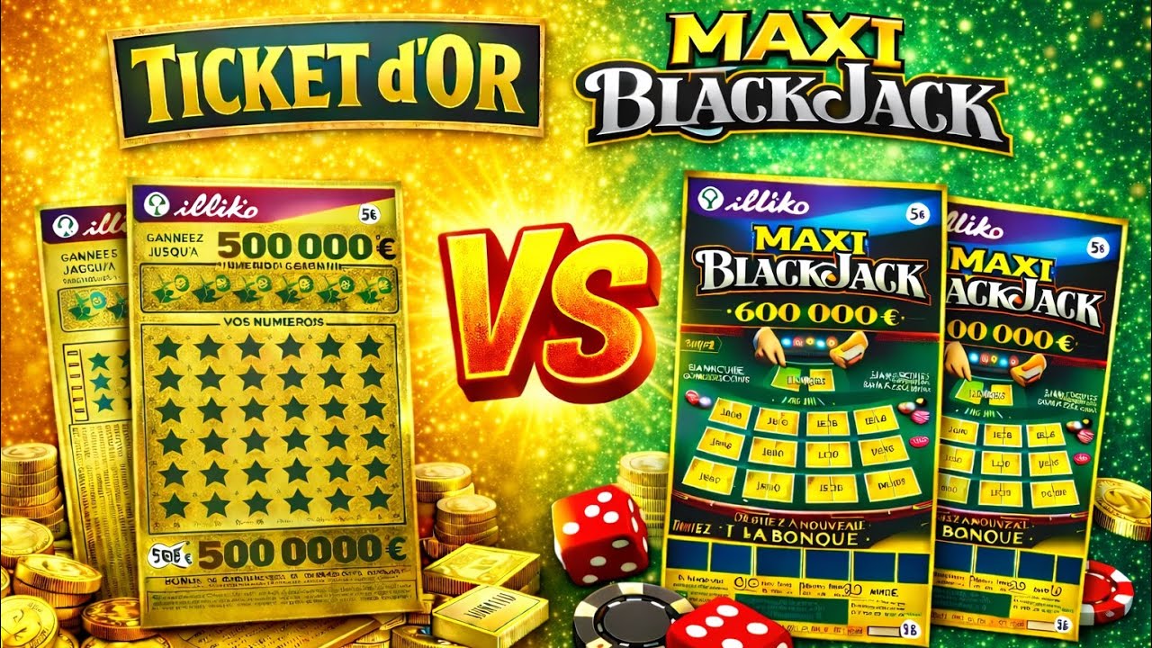 Partie #3 Ticket d’Or 🆚 Maxi Black Jack…😱 J'aurai Jamais du tenter ça