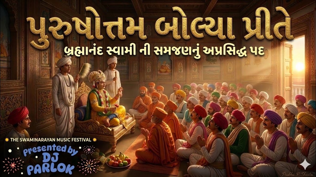 બ્રહ્માનંદ સ્વામીની દિવ્ય સમજણ-by DJ PARLOK🙏Brahmanand Swami Kirtan|The Swaminarayan Music Festival 