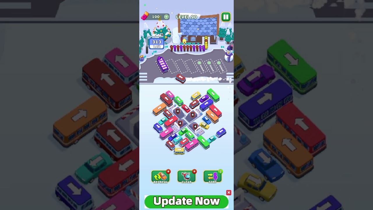 89-90 Level Bus Escape Traffic jam game 2025