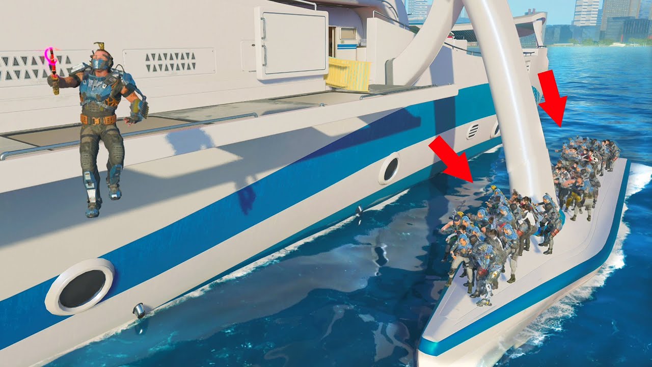 THEY TRICKED ME INTO CHASING THEM OFF THE BOAT?!?!?