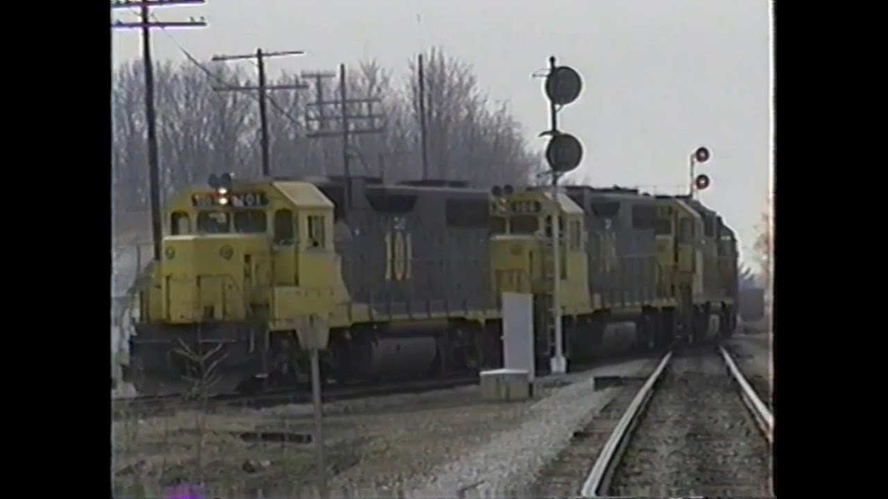WLE/Cleveland Electric interchange at Wellington, Ohio (some radio transmissions) - April 19, 1992