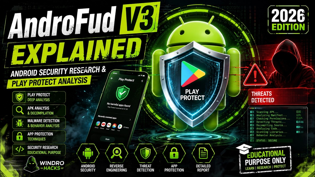 Play Protect Bypass 2026 | AndroFUD V3 Full Demo & Advanced APK Protection