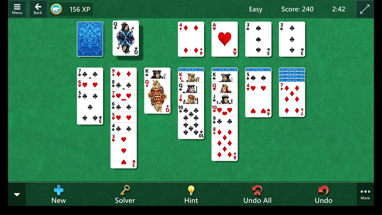Classic Solitaire Card Game 🃏 | Calm & Relaxing Gameplay | No Commentary