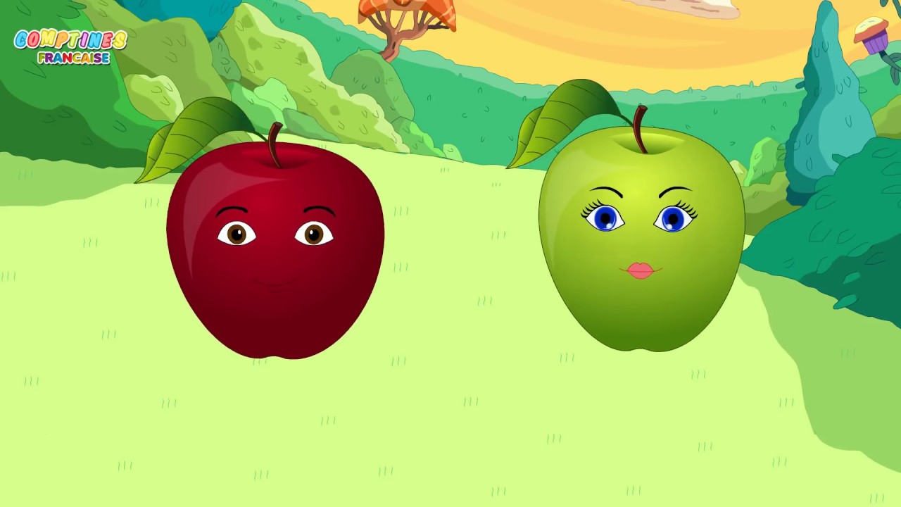 Pomme De Reinette | Comptines Françaises  | French Nursery Rhyme