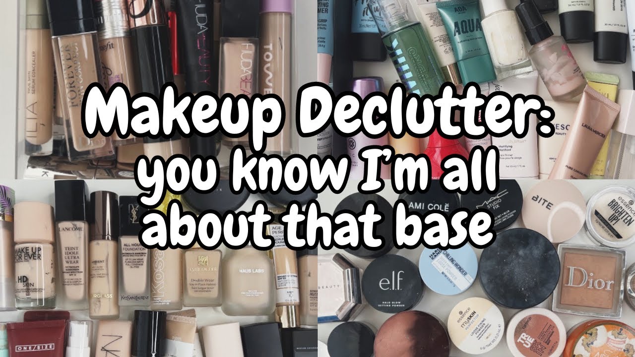Makeup DECLUTTER | Primers, Foundations, Concealers & Setting Powders!