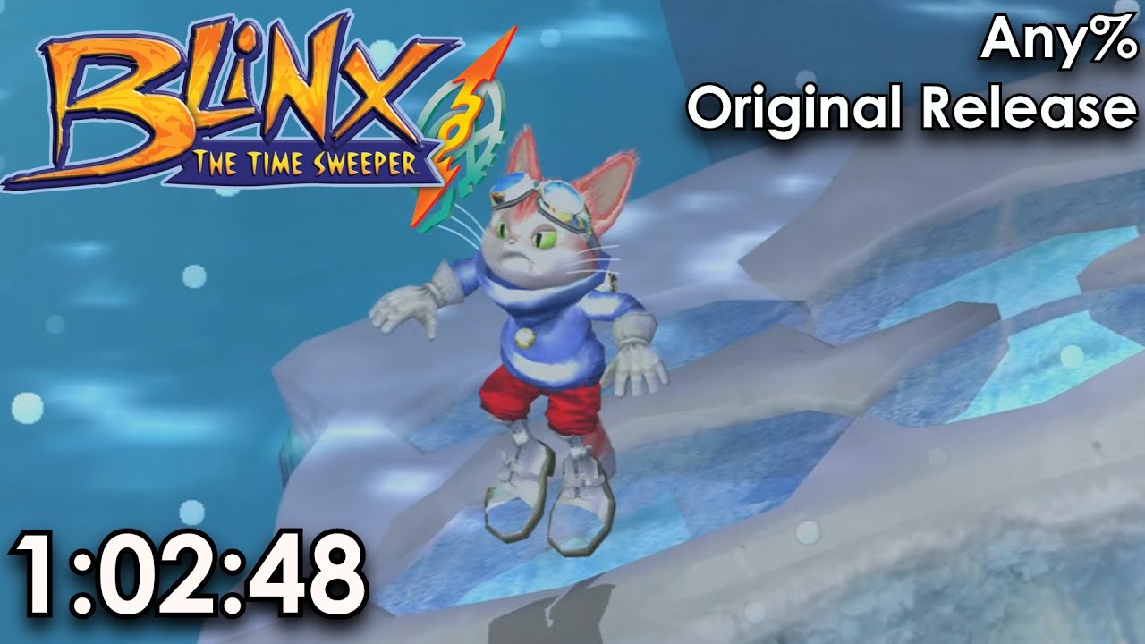 Blinx The Time Sweeper | Any% Speedrun | 1:02:48 | Original Release