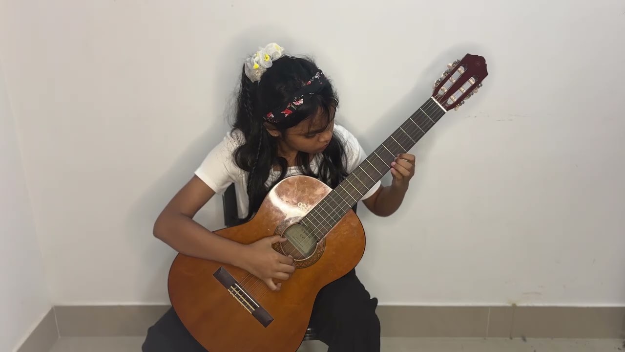 Chloe D Marak,Nightfall,junior,India international classical guitar festival 