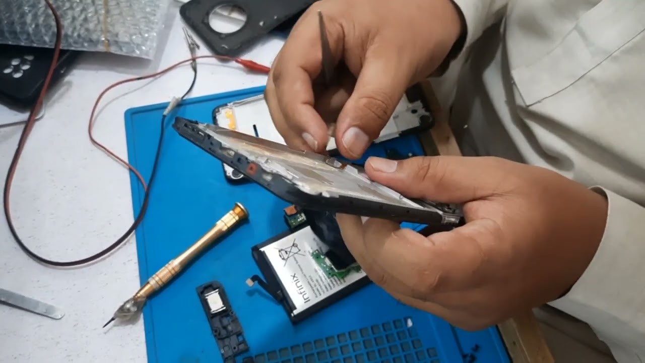 infinix note 7 x690 body lcd panel unit change information video